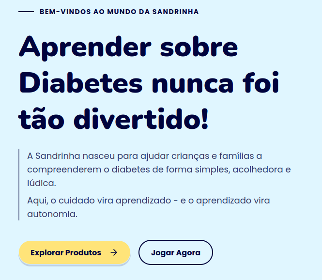 Prévia do projeto Mundo da Sandrinha